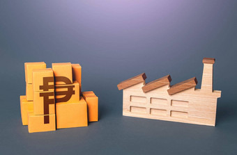 工业工厂菲律宾重量产品盒子国家经济国内生产货物物流运输支持生产投资扩张生产