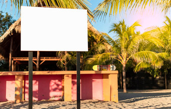 空白标志空间海滩空白标志空间海滩空白海滩广告