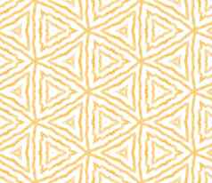 阿拉伯式花纹手画模式黄色的对称的