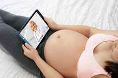 医生远程医疗服务在线视频怀孕了女人产前护理