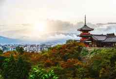 清水寺佛教寺庙《京都议定书》日本