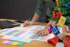 图形室内设计师选择颜色斯沃琪样本目录调色板指南