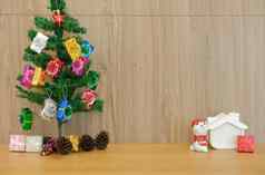 现在盒子装饰圣诞节树礼物盒子圣诞节聚会，派对假期庆祝活动12月