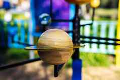 模型地球土星系统环