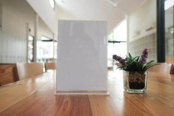 白色标签咖啡馆显示站丙烯酸帐篷卡咖啡商店模型<strong>菜单框</strong>架表格餐厅空间文本