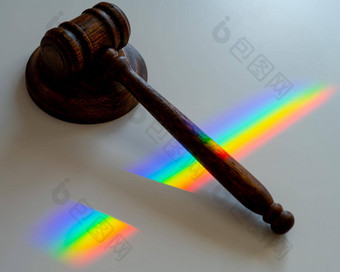 司法槌子表格彩虹光棱镜