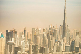 城市景观迪拜曼联阿拉伯阿联酋航空公司