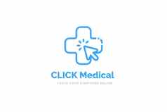 在线医疗标志设计模板健康医学象征
