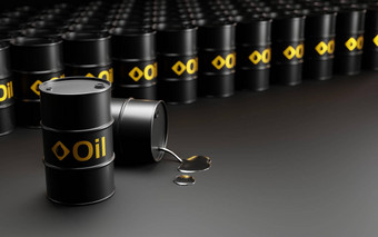 石油桶原油石油渲染