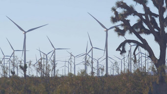 风车风农场风机能源发电机沙漠<strong>风电</strong>场美国