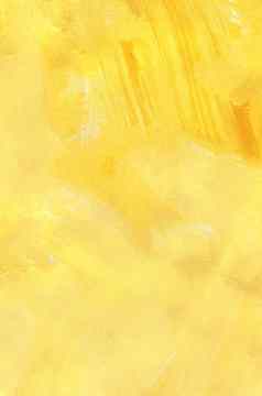 手绘水粉画黄色的摘要背景纹理刷中风
