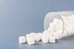 糖多维数据集甜蜜的食物成分泄漏玻璃