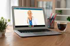 医生视频调用在线流行的远程医疗软件应用程序