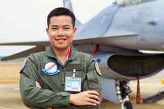 战斗机王牌拍摄自信亚洲战斗机飞行员