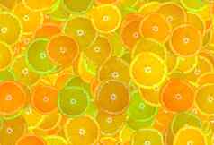 柑橘类纹理背景柑橘类水果片