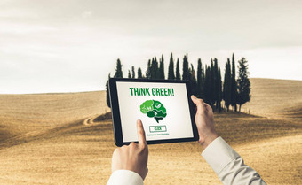 绿色业务转换环境储蓄环境、社会和治理业务概念