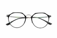 图像现代时尚演出孤立的白色背景眼镜眼镜