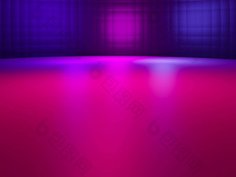 紫色的场景照亮紫色的关注的焦点阶段
