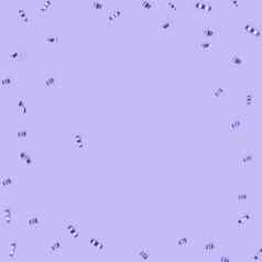 热刺时尚的柔和的紫色的背景节日背景五彩纸屑
