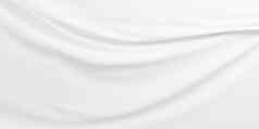 白色奢侈品织物背景复制空间渲染