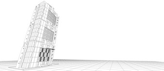 体系结构外<strong>外观设计</strong>概念建筑的角度来看线框架呈现孤立的白色背景摘要背景壁纸台式电脑电脑技术设计建筑主题