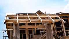 住宅建设首页建设框架木房子