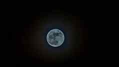 万圣节背景完整的月亮黑暗云天空晚上