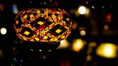 伊斯坦布尔灯笼摩洛哥照明摩洛哥灯摩洛哥风格独特的摩洛哥灯笼灯土耳其灯笼灯色彩斑斓的灯笼灯出售大集市