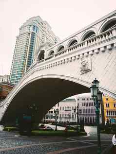桥威尼斯建筑具有里程碑意义的澳门中国旅行的地方假期假期