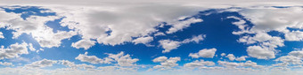 无缝的度角视图蓝色的天空云天顶equirectangular<strong>投影</strong>上一半球