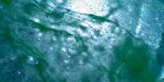 摘要蓝色的背景水泡沫绿松石颜色液体背景