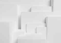 白色光灰色的黑色的白色呈现产品显示讲台上站简单的最小的摘要不对称背景壁纸产品摄影广告城市轮廓