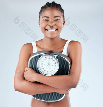 练习自爱你快乐数量规模特写镜头拍摄适合年轻的女人摆姿势重量规模