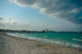 海海岸加勒比海滩区域酒店和酒店坎昆