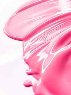 光滑的粉红色的化妆品纹理美化妆产品背景护肤品化妆品奢侈品化妆品牌设计