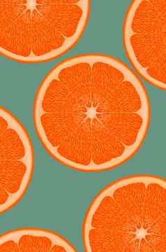 明亮的新鲜的夏天背景柑橘类