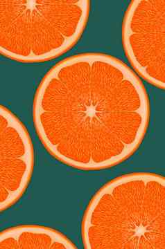 明亮的新鲜的夏天背景柑橘类
