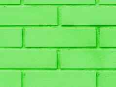 绿色砖墙灰色的水泥纹理