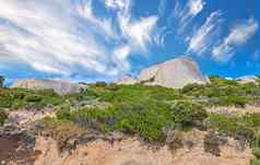 景观视图表格山角小镇南非洲风景受欢迎的旅游吸引力一天多云的蓝色的天空自然地形旅行徒步旅行