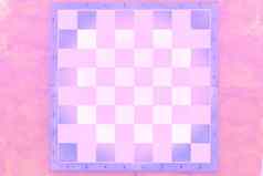 紫色的粉红色的白色棋盘粉红色的大理石表面
