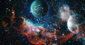 色彩斑斓的宇宙星尘号乳白色的魔法颜色星系无限宇宙布满星星的晚上元素图像有家具的美国国家航空航天局