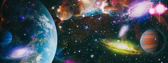 空间场景行星星星星系螺旋星系深空间星星地球星系免费的空间元素图像有家具的美国国家航空航天局