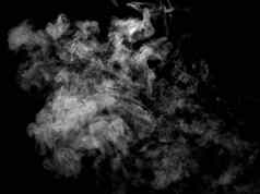 烟蒸汽雾空气背景形状黑色的