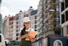 女人建设工程师女人建设工程师概念