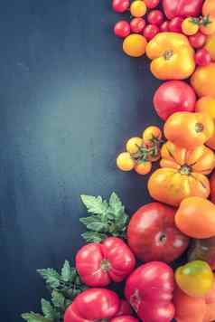 变异新鲜的成熟的西红柿