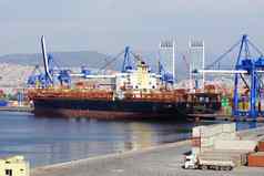 伊兹密尔港口港口容器船