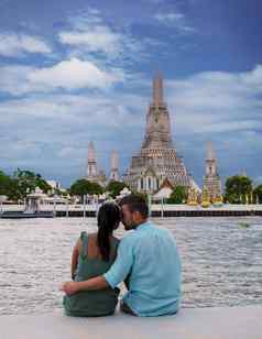 什么阿伦寺庙曼谷泰国寺庙黎明佛教寺庙与潮phraya河