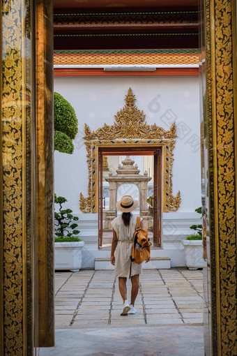 什么巨像寺庙曼谷泰国倾斜的佛寺庙曼谷