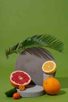 模拟柑橘类水果