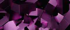 摘要豪华的几何混乱紫色的紫罗兰色的横幅背景壁纸插图
